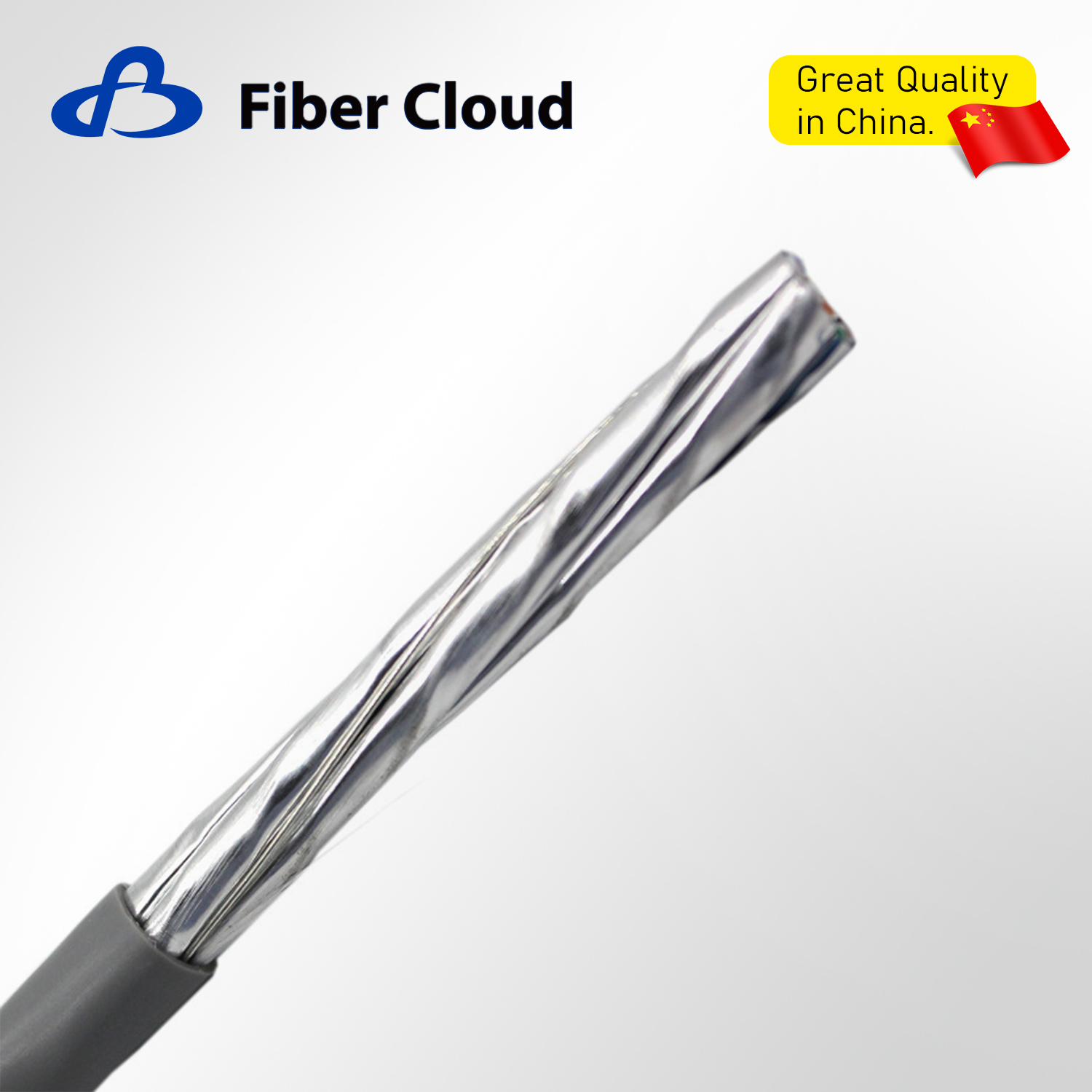 23AWG 4 Twisted Pairs CMR FTP 750MHz Solid Copper Cat6a indoor Ethernet Bulk Cable