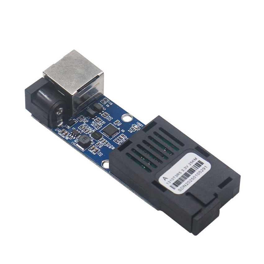 100G 1 Optical 1 Electrical Converter PCBA Board 20KM Optical Fiber Transceiver