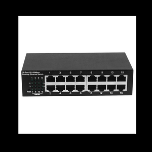 16-port 10/100Mbps Gigabit and Fast Desktop Ethernet network switch