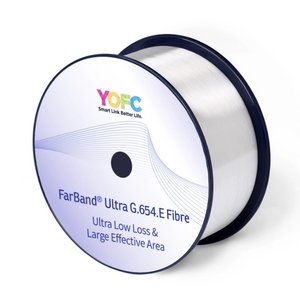 YOFC G.654 FarBand&reg; Ultra Low Loss and Large Effective Area Fibre