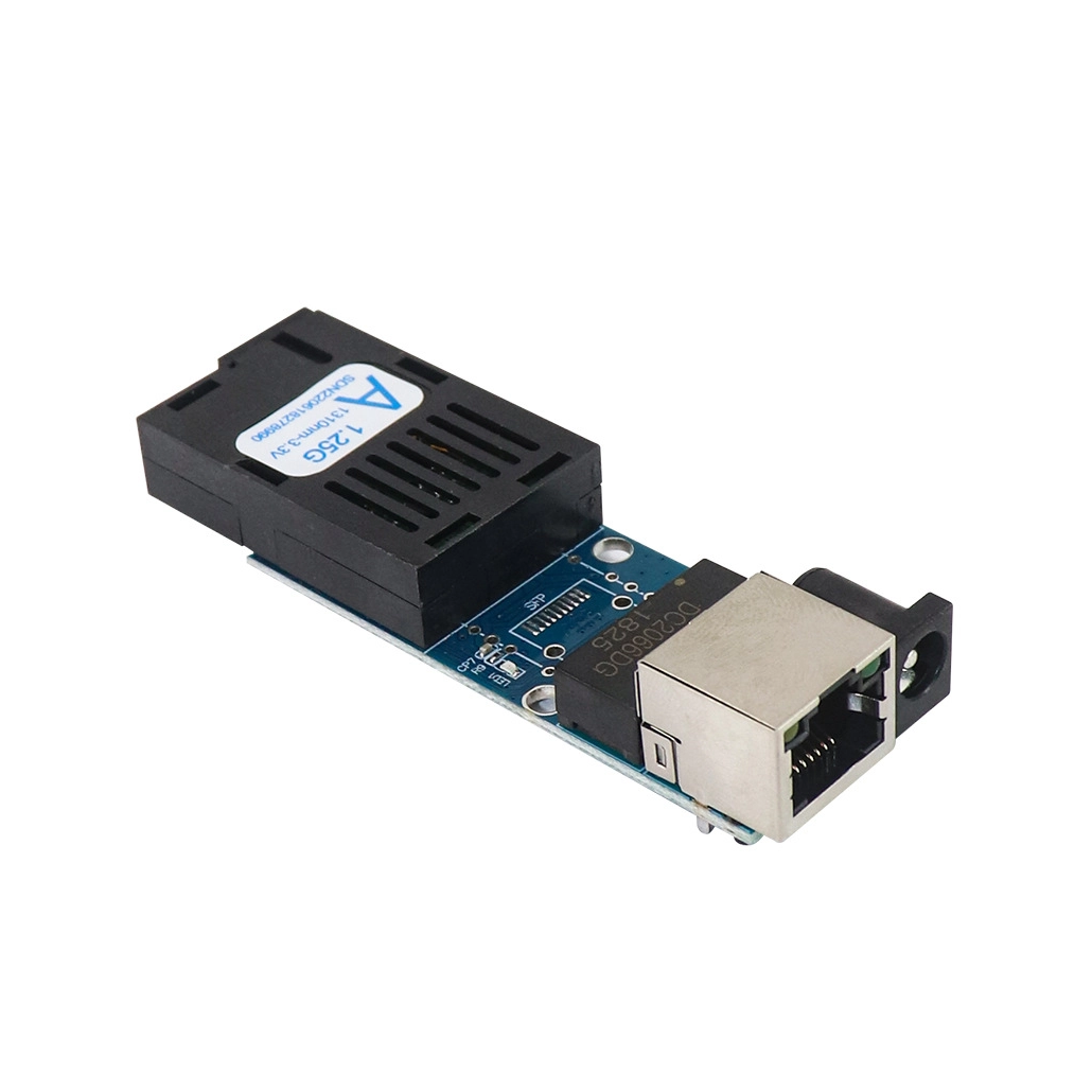Gigabit 1SFP 1RJ45 PCBA Fiber Media Converter