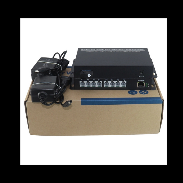 Telephone Optical Transceiver 1-4-8-16 Channels with 100Mbps Ethernet Port Fiber Extender PCM Voice Transceiver