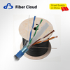 23AWG 4 Twisted Pairs PE&PVC F/UTP 550MHz Solid Copper Cat6 Outdoor Direct Burial Bulk Cable