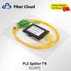 LSZH 0.9mm 2mm 3mm Sc/APC Single Mode Simplex Fiber Optic Pigtail 1X8 PLC ABS Fiber Splitter