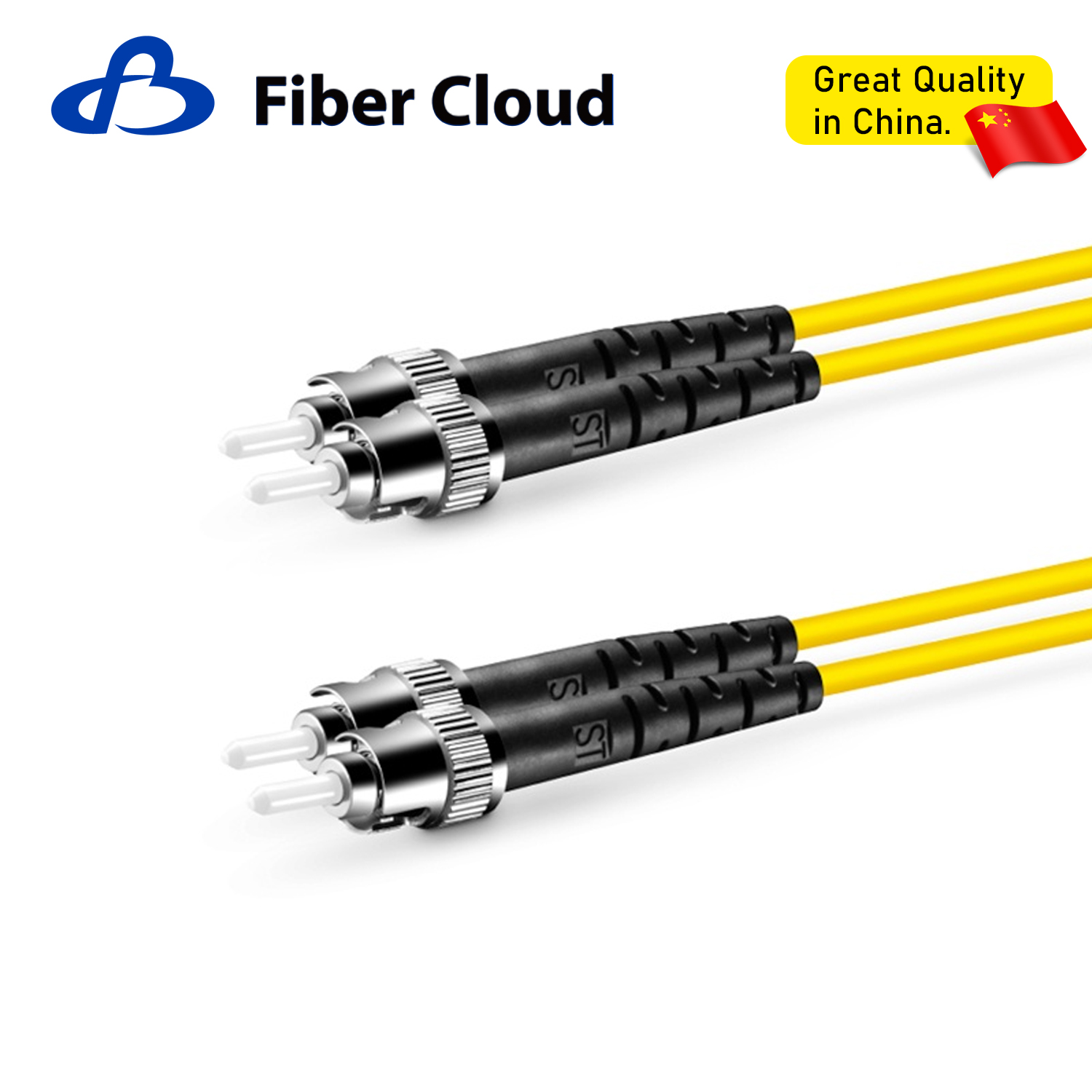 2.0mm ST/UPC to ST/UPC Duplex Single Mode Riser Ofnr Tight-Buffered Fiber Optic Patchcord