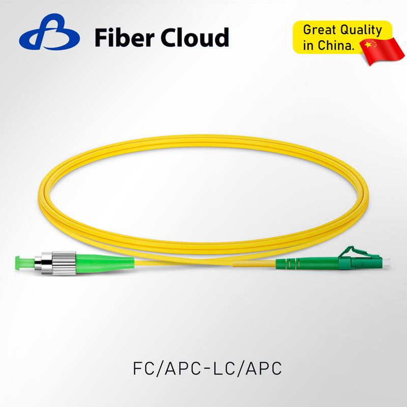 Elfcam® - 50 Mètres Cable Fibre Optique SC/APC à SC/APC Simplex Monomode (4, 0mm), Equipé D'une PTO Pour Box Fibre, Rallonge Utilisée Pour Déplacer Le Boîtier Fibre, Sans La Moindre Perte De Débit