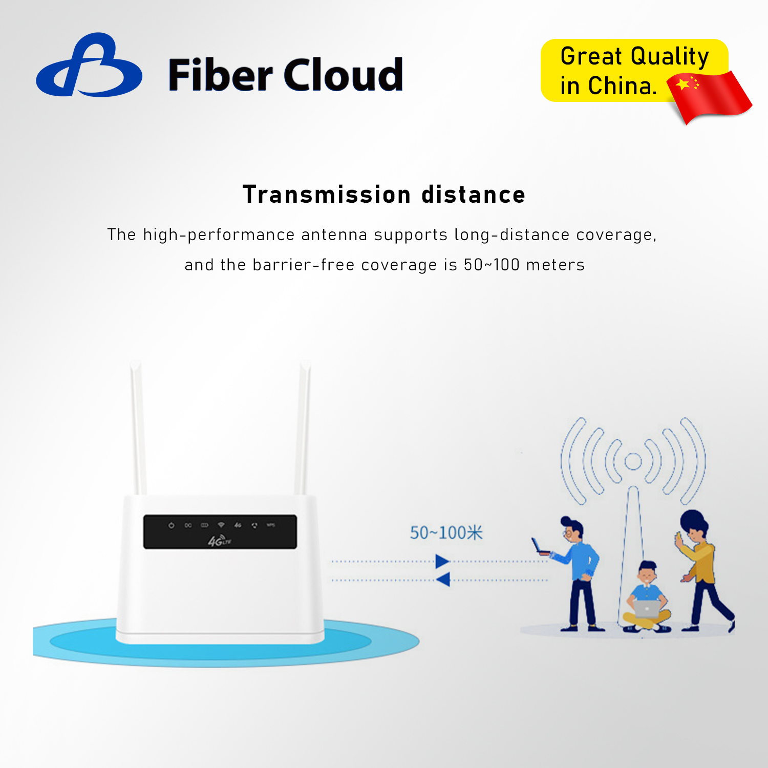 4G Antena externa Bateria embutida de 300 Mbps de roteador sem fio portátil