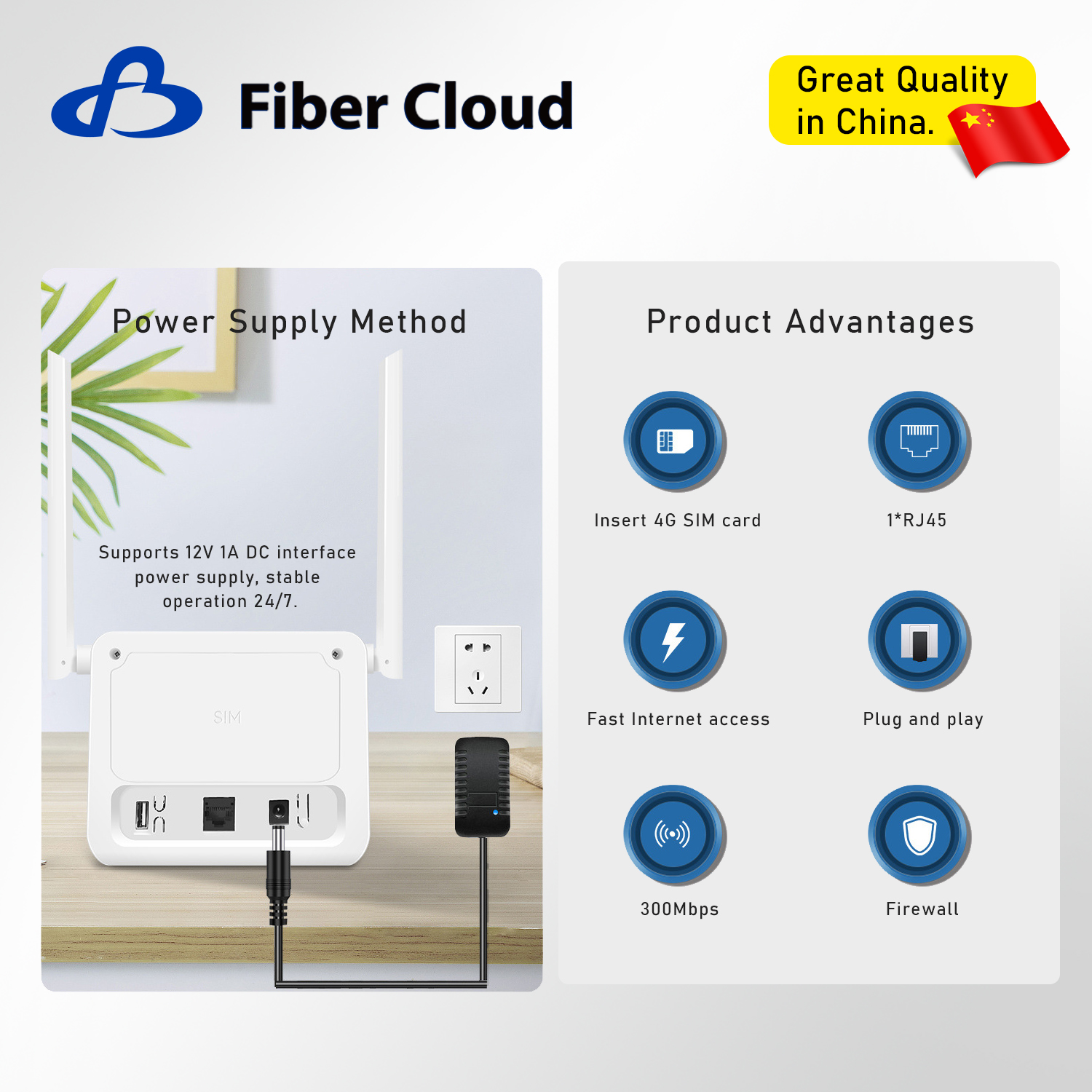 4G CPE Softel WiFi LTE Cat4 Ethernet LAN Wireless Router with SIM Card Slot