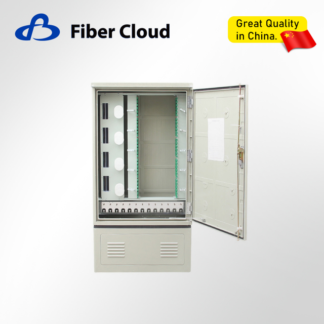 288 Cores SMC Cross Connect Outdoor Distribution BO Fiber Optic Cabinet