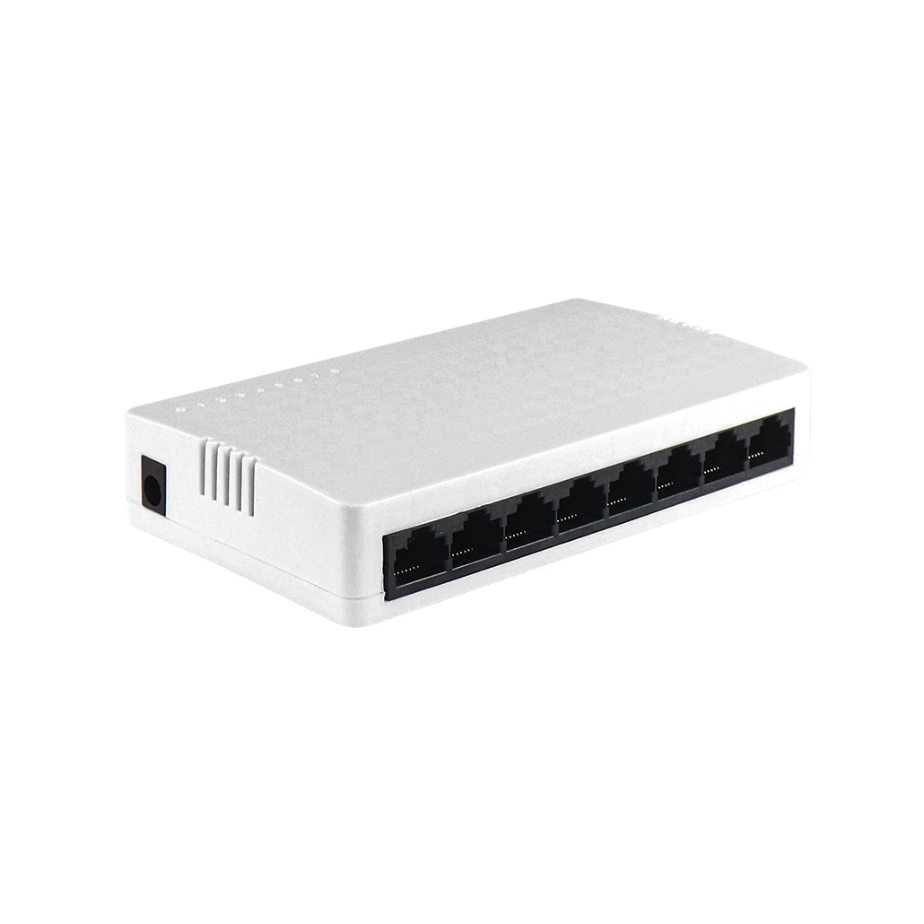 8-port 10/100Mbps Gigabit and Fast Desktop Ethernet network switch
