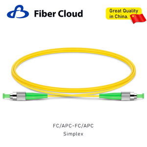 1m FC APC to FC APC Simplex OS2 Single Mode Ofnr 2.0mm Fiber Optic Patchcord Jumper Cable