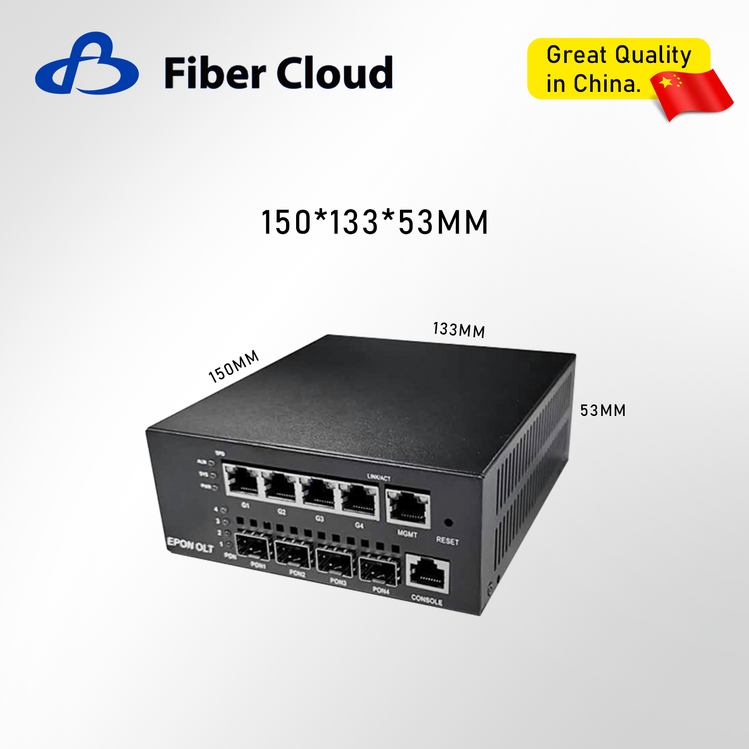 FTTH 4 Port Epon Gpon ONU Mini Olt for 20km Transmission Range 