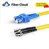 2.0mm SC/UPC to ST/UPC Duplex OS2 Single Mode Riser Ofnr Tight-Buffered Fiber Optic Patchcord