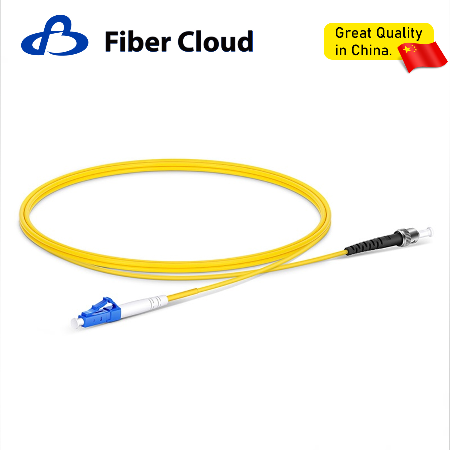 2.0mm LC/UPC to ST/UPC Simplex Single Mode Riser Ofnr Tight-Buffered Fiber Optic Patchcord
