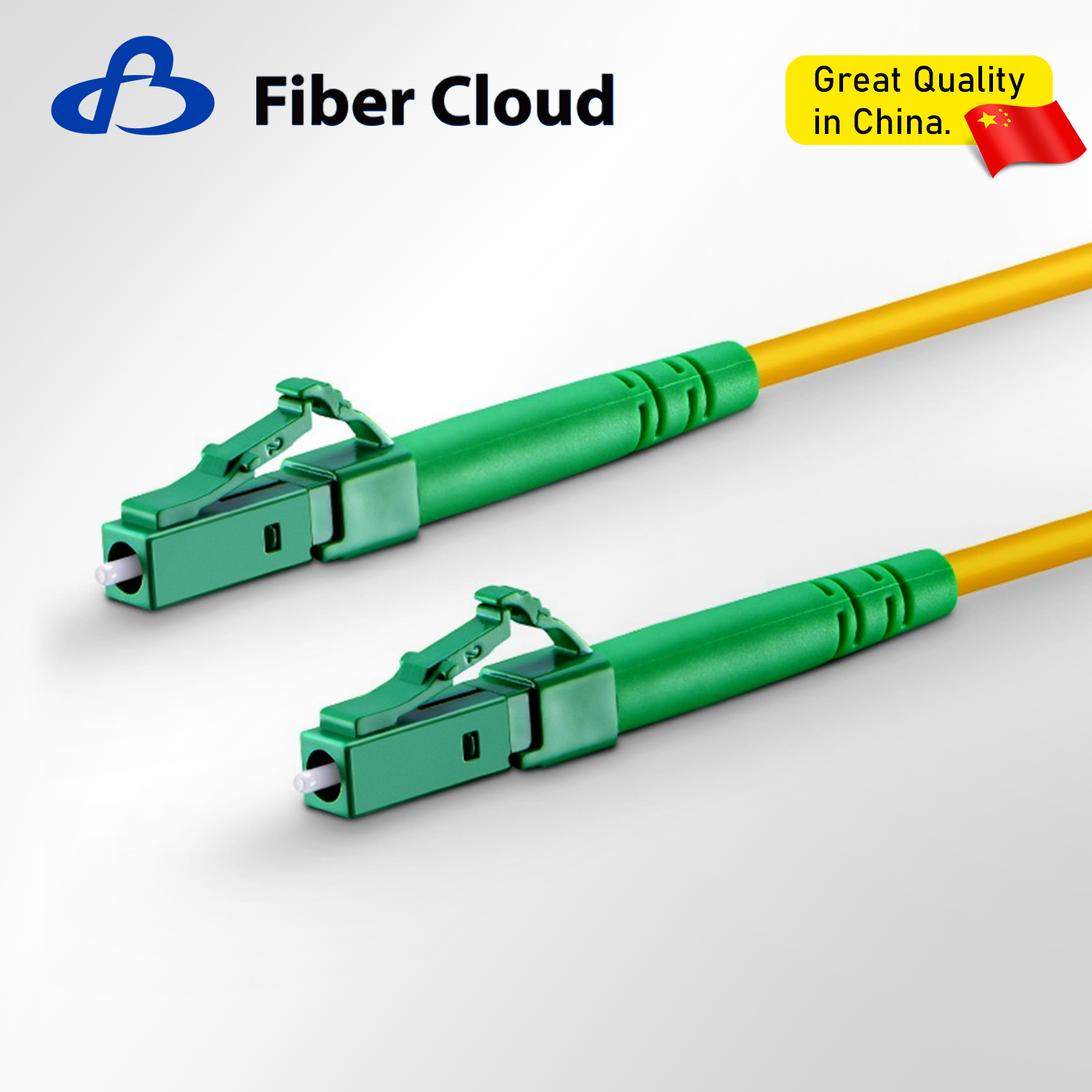 1m LC APC to LC APC Simplex OS2 Single Mode Ofnr 2.0mm Tight Buffered Fiber Optic Patchcord