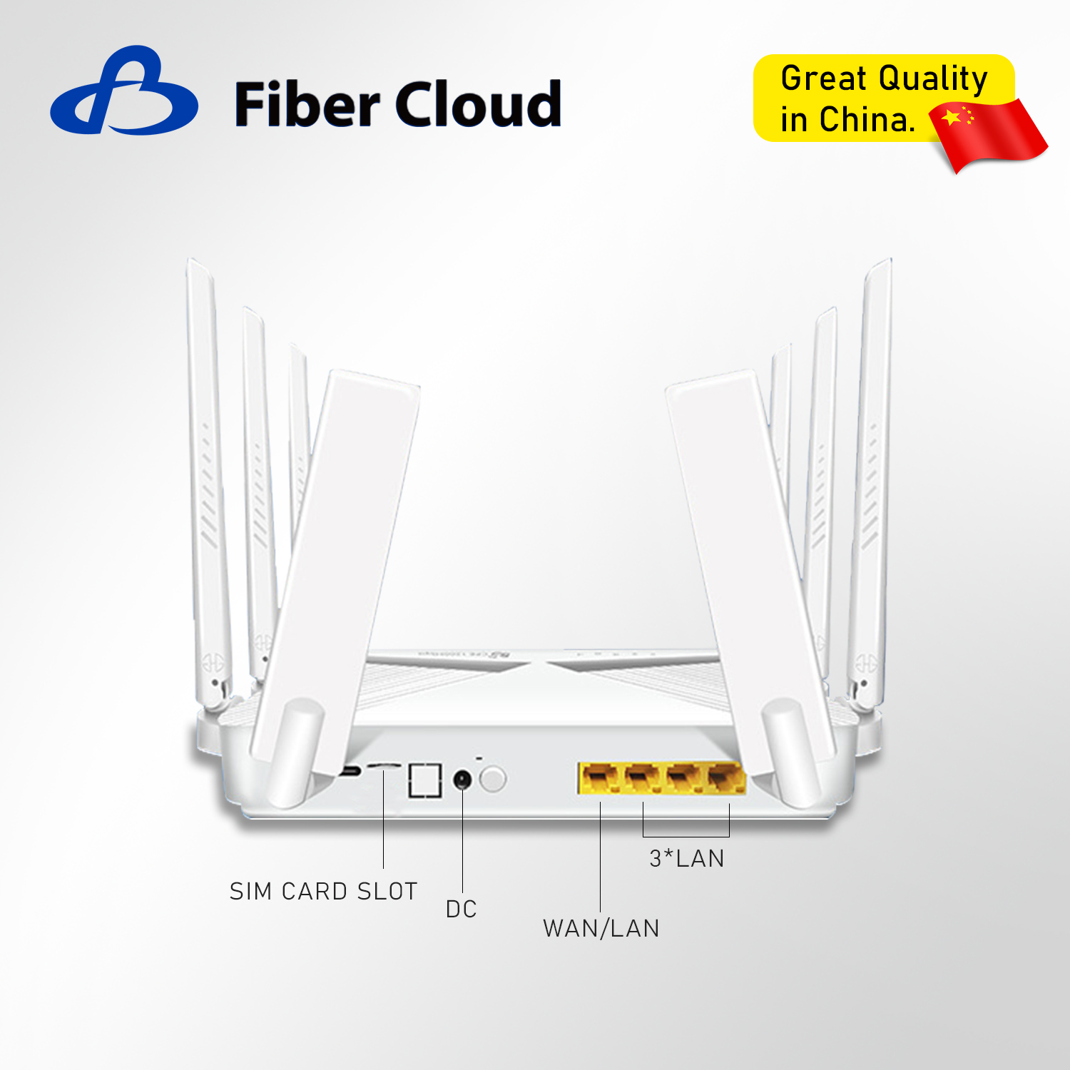 4/5G WiFi6 1200/1800Mbps Epon/Gpon SMA Wireless Router Insert SIM Card