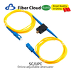 SC/UPC/APC 1-60dB Single Mode 0.9mm 2mm Optical Cable Connector Online Adjustable Fiber Optic Attenuator