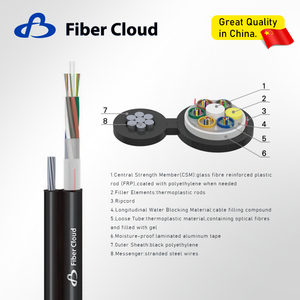 Self-supporting Figure 8 Cable ( GYFTC8A) Fiber Optic Cable