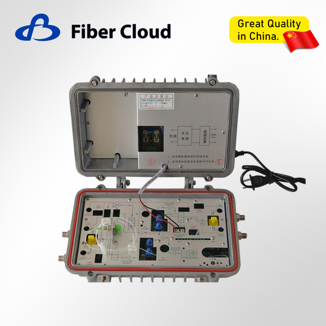 FTTH 220V 2/4-Port CATV Fiber Optical Receiver Outdoor Cable TV Optical Node