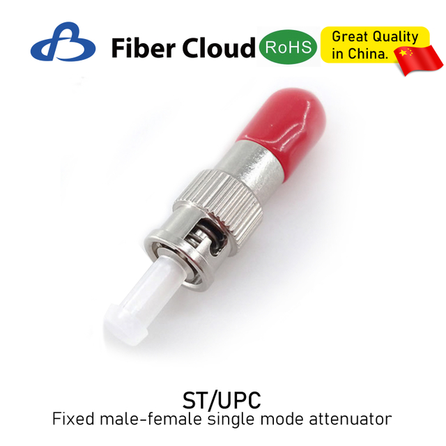 ST/UPC/APC 2-15dB Single Mode Male and Female Optical Connector Terminals Fiber Optic Attenuator
