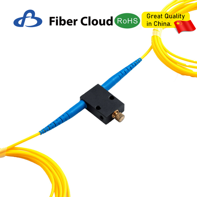  Edit LC/UPC/APC 1-60dB Single Mode 0.9mm 2mm 3mm Optical Cable Connector Online Adjustable Fiber Optic Attenuator