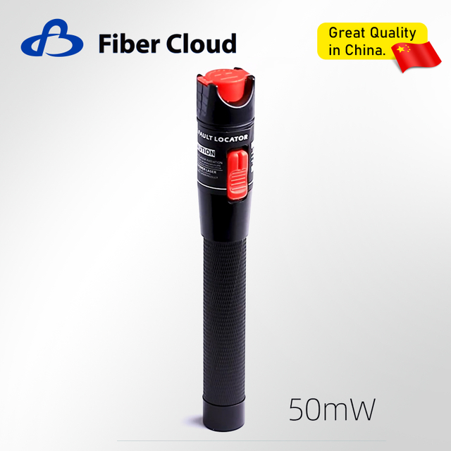  Edit Red Light Detector Pen CATV Telecommunication Underground 50km FC/LC Single Mode 9/125um Fiber Optic Visual Optical Fault Locator