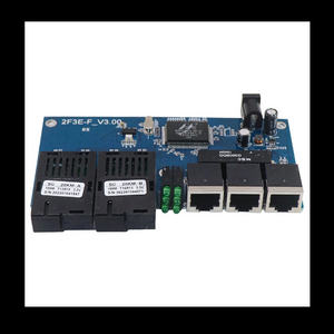 100G 2 Optical 3 Electrical Converter PCBA Board 20KM Optical Fiber Transceiver