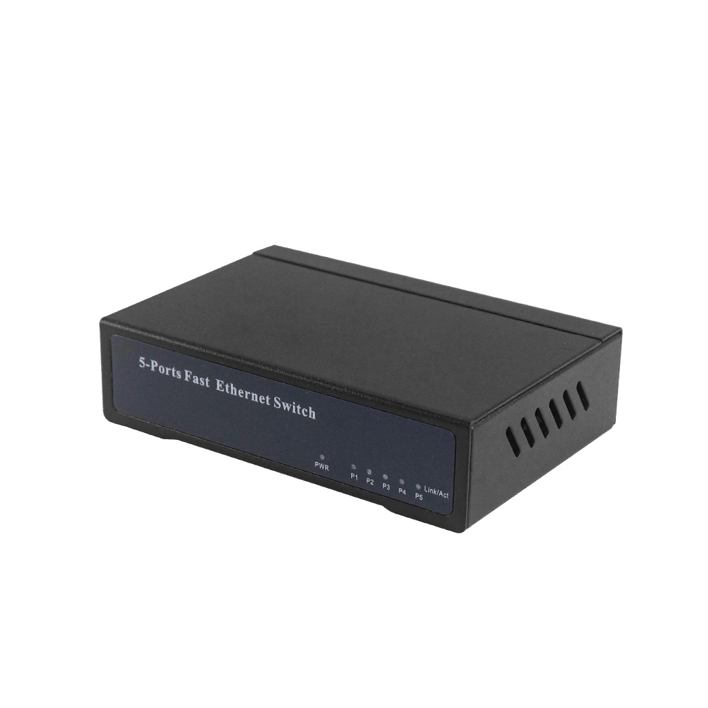 5-port Gigabit and Fast Ethernet network switch