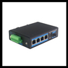 Industrial Gigabit 1 SFP & 4-Port Ethernet Media Converter