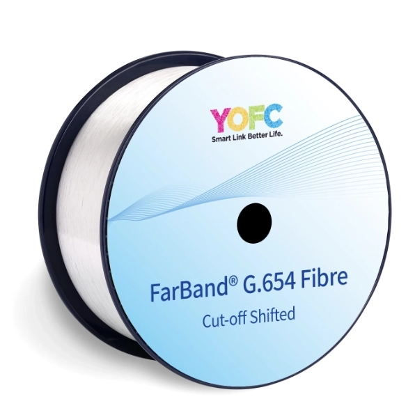 YOFC G654 FarBand&reg; Cut-off Shifted Single-mode Optical Fibre