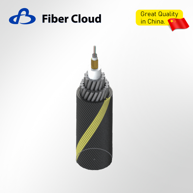 1-144 Cores 2000m Underwater Fiber Optic Cable Unrepeatered Submarine Cable Armor Internet Cable