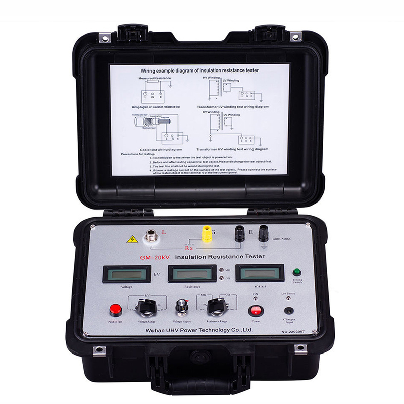 High Voltage Electrical Digital Impulse Portable High Pot Insulation Tester