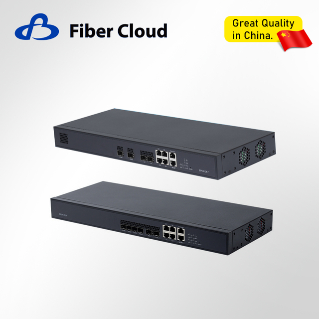 FTTH 1u 2/4 Port Epon Gpon Olt with SFP Modules
