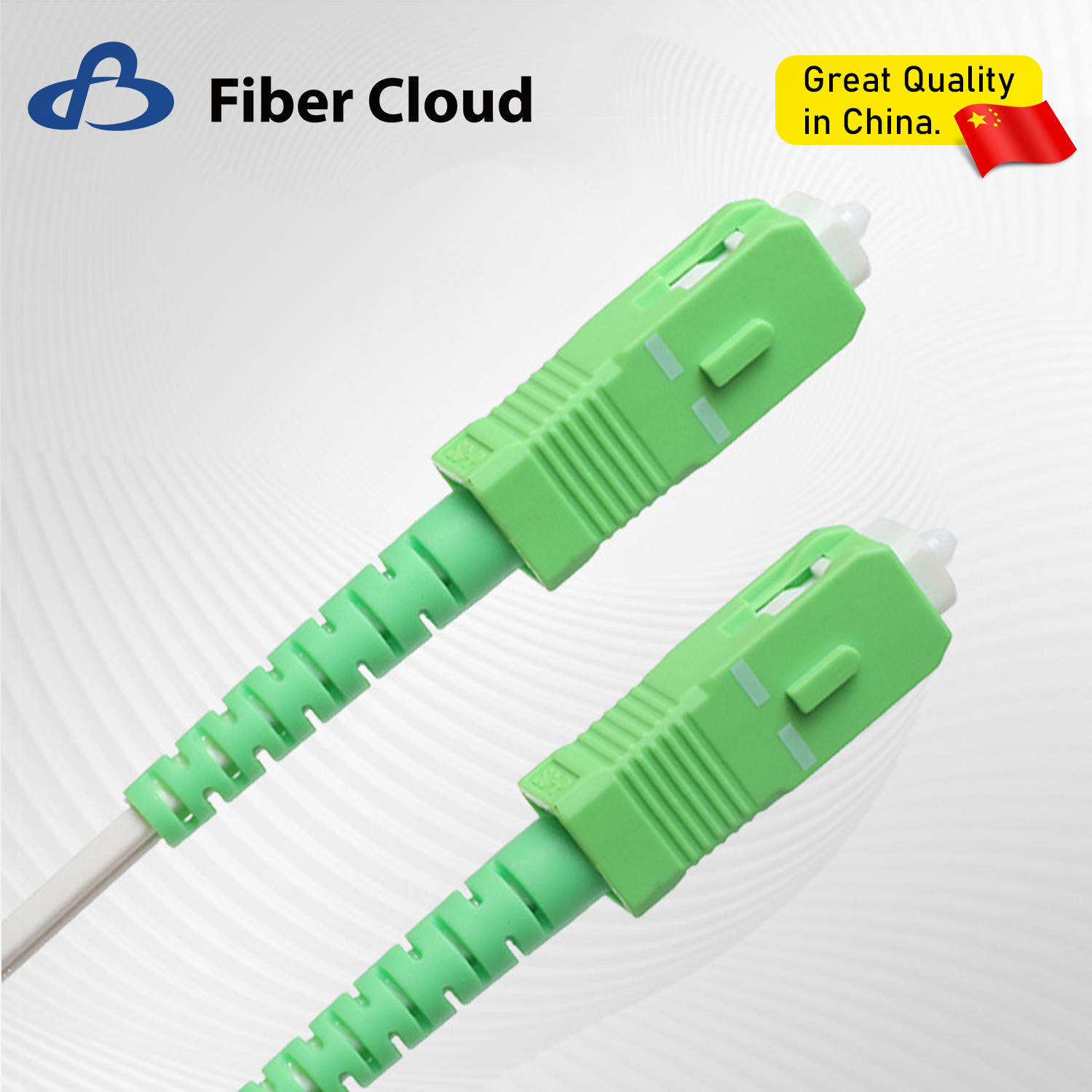 FTTH/FTTB Fttp Armored SC/APC Flange Connector Jumper Optical Modem Extension Internet Cable