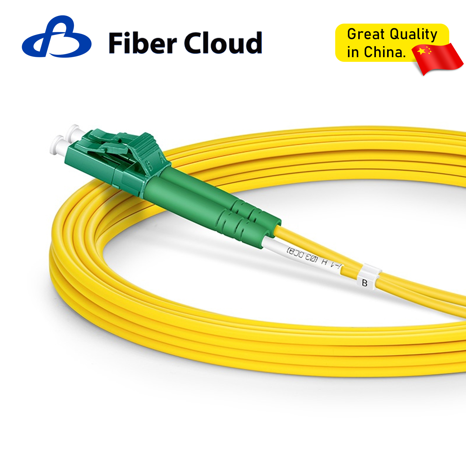 1m LC/APC to SC/APC Duplex OS2 Single mode 2.0mm Tight Buffered Fiber Optic Patchcord Jumper
