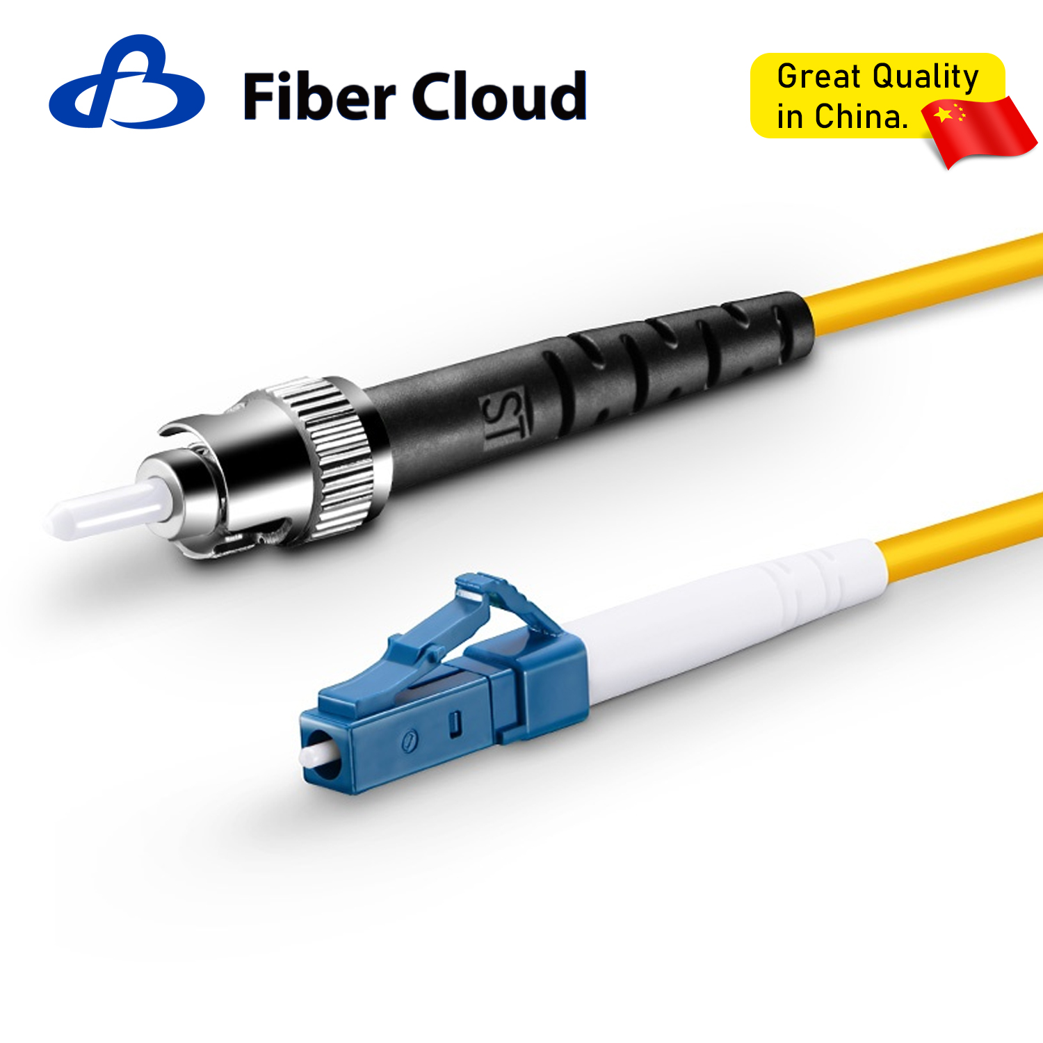 2.0mm LC/UPC to ST/UPC Simplex Single Mode Riser Ofnr Tight-Buffered Fiber Optic Patchcord