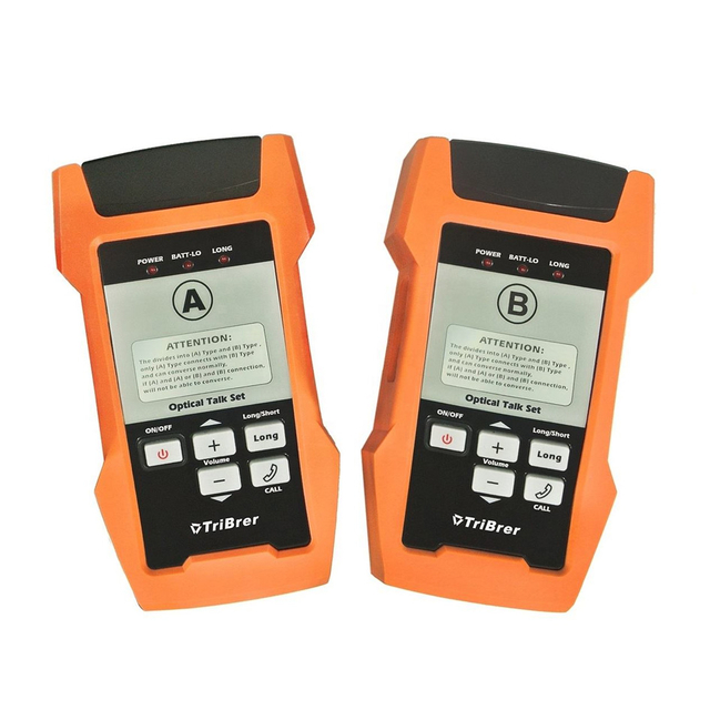 Fiber Optic Talk Set with 1310/1550nm Wavelength 100KM Transmission and Multi Network Compatibility