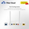 WiFi6 4G 10/1000m 2pots ONU EPON / GPON 300Mbps FTTH Router sans fil