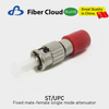 ST/UPC/APC 2-15dB Single Mode Male and Female Optical Connector Terminals Fiber Optic Attenuator