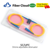 SC/UPC/APC 1-60dB Single Mode 0.9mm 2mm Optical Cable Connector Online Adjustable Fiber Optic Attenuator