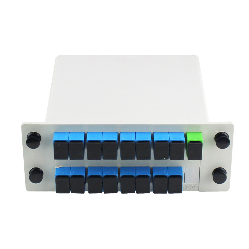 1-to-16 Plug-in PLC Optical Fiber Splitter