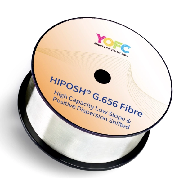 YOFC G656 HIPOSH&reg; High Capacity Low Slope Dispersion Shifted Single-mode Fibre