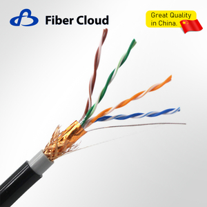 26AWG 4 Twisted Pairs PUR SF/UTP 350MHz Stranded Copper Cat5e Industrial Ethernet Bulk Cable