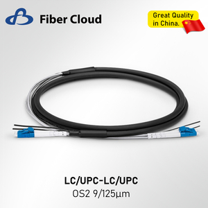 1m LC/UPC to LC/UPC Duplex OS2 7.0/2.0mm LSZH Ftta Outdoor Fiber Armoured Patch Code Cable Wire