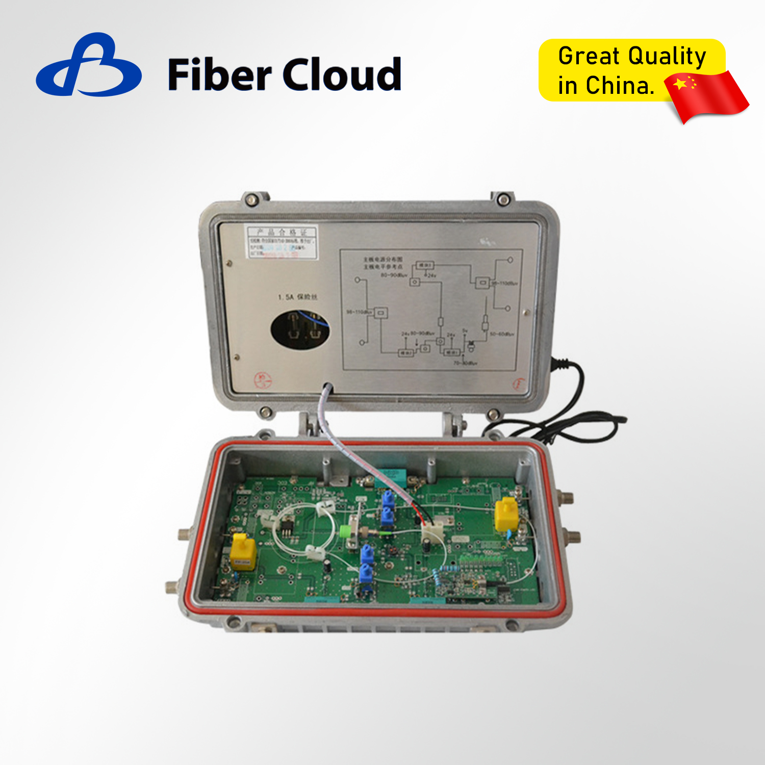 FTTH 220V 2/4-Port CATV Fiber Optical Receiver Outdoor Cable TV Optical Node