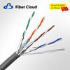 23AWG 4 Twisted Pairs CMR FTP 750MHz Solid Copper Cat6a indoor Ethernet Bulk Cable