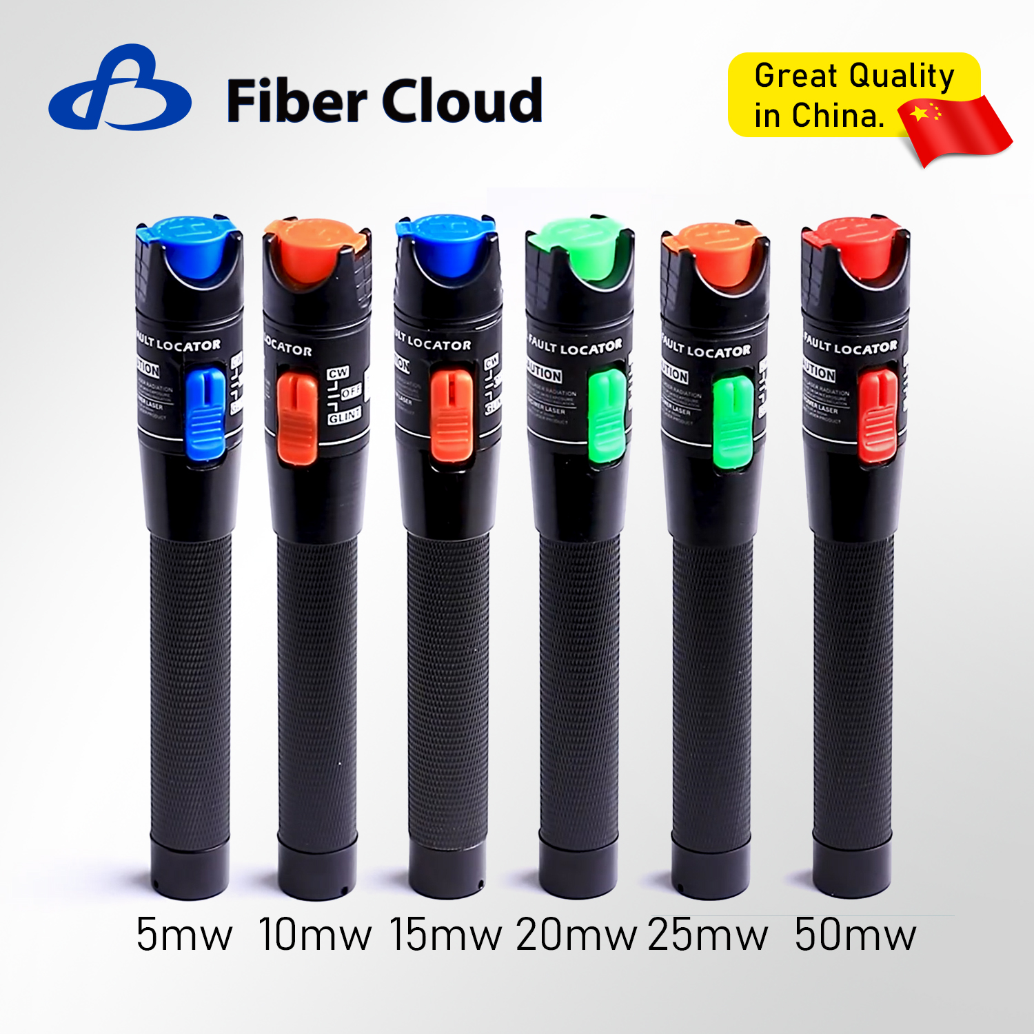 Red Light Detector Pen CATV Telecommunication Underground 30km FC/LC Single Mode 9/125um Fiber Optic Visual Optical Fault Locator