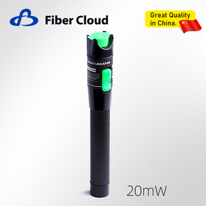 Red Light Detector Pen CATV Telecommunication Underground 20km FC/LC Single Mode 9/125um Fiber Optic Visual Optical Fault Locator