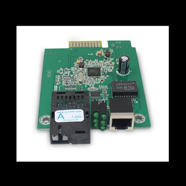 16-Slot Rack-Mount Gigabit Pluggable Single-Mode Single-Fiber Transceiver